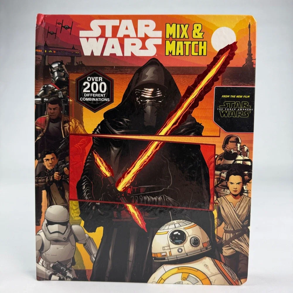 Star Wars Mix & Match The Force Awakens‎ Flip Board Book Benjamin Harper 2015